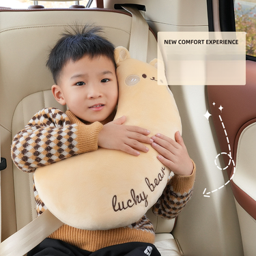 Car cartoon interior pillow cute child anti pinch car seat belt shoulder protector_autovado.com