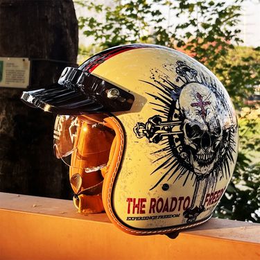 New 3/4 Motorcycle DOT Certified 3C Electric Vehicle Helmet With Built-in Lens C500_autovado.com