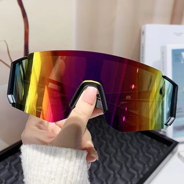 Fashion New Style Mountaineering Sports Colorful Cycling Ski Goggles Driving UV Protection Sunglasses_autovado.com