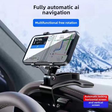 Cross-border car mobile phone bracket car multi-function rotating car dashboard rearview mirror navigation bracket wholesale_autovado.com