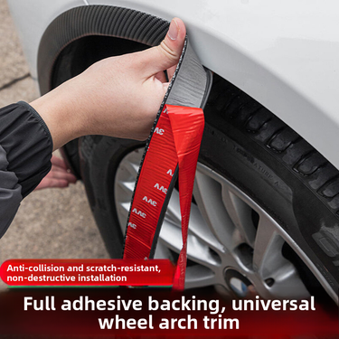 Universal Wide Body Carbon Fiber Anti-Scratch Sticker Decorative Rubber Wheel Arch Car Anti-Collision Strip_autovado.com