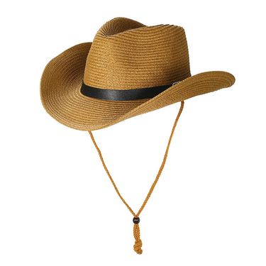 Hot Sale Men Western Cowboy Hat Vintage Men's Gentleman Lady Jazz Cowgirl With Leather Wide Brim Cloche Church Sombrero Hombre_autovado.com