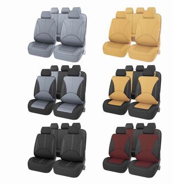 General car seat 9-piece PU leather car four seasons general seat cushion cover_autovado.com