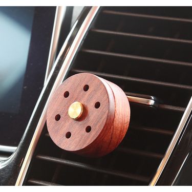 New Perfume Solid Wood Vehicle Mounted Air Outlet Diffuser Creative Car Fragrance Essential Oil Fragrance Folder Essential Oil Fragrance Stone_autovado.com