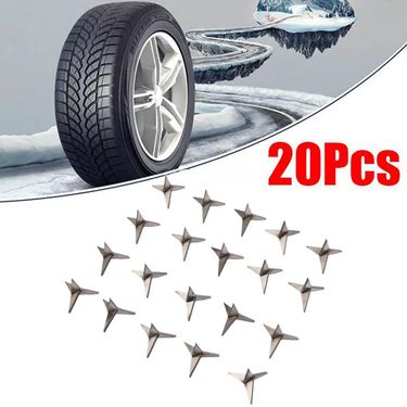 20pcs Tire Puncture Nail Carbon Steel Mini Anti-theft Car Vehicle Height 3cm Reinforced Super Pointed_autovado.com