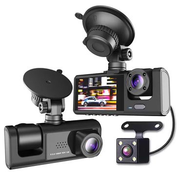 Private model 2 inch three lens HD video driving recorder wholesale large wide angle car recorder DASHCAM_autovado.com