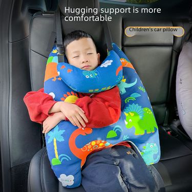 Car sleeping pillow pillow dual-purpose breathable car adult adult children washing pillow car supplies head support_autovado.com