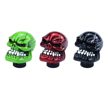 Car Personalized Modification Big Tooth Ghost Skull Universal Shift Handle Gear Knob_autovado.com