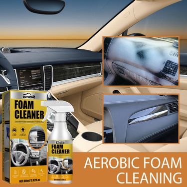 Car Interior Foam Cleaner Wash Free Decontamination Seat Ceiling Instrument Panel Foam Cleaner_autovado.com