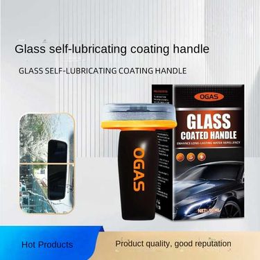 Self-Lubricating Coating Handle For Automotive Glass, Windshield, Side Windows, And Rearview Mirrors - Oil Film Removal Coating Handle Brush_autovado.com