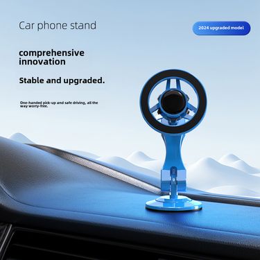 Car mobile phone bracket magsafe magnetic attraction can be 360 rotation adjustment instrument panel paste universal car bracket_autovado.com