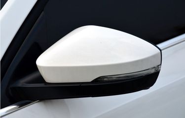 White Side Mirror Cover Cap for Skoda Octavia Mk3 III A7 5E 2014 2015 2016 2017 2018 rearview housing replace left right_autovado.com