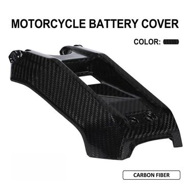 Upgraded Carbon Fiber Battery Cover For Electric Dirt Bikes – Lightweight & Durable Replacement Part (12x10x3mm)_autovado.com