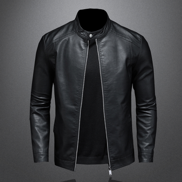Men's Leather Jacket Men's Autumn/winter Motorcycle Casual Coat Men's_autovado.com