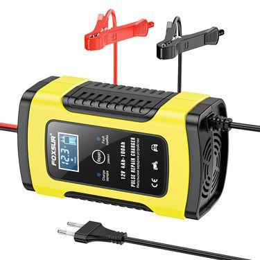 12V 5A Motorcycle Car Pulse Repair Charger With LCD Display_autovado.com