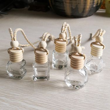Car Perfume Bottle Car Aromatherapy Empty Bottle Creative Car Pendant Perfume Pendant Hanging Car Essential Oil Pendant_autovado.com