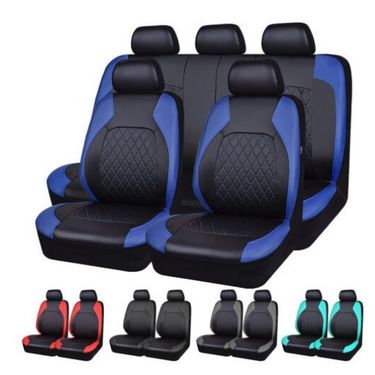 Car seat cover single line quilted bracket leather pu leather_autovado.com