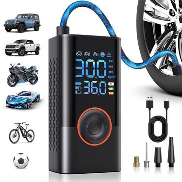 Cross-Border Portable Air Pump Mini Bicycle Electric Tire Handheld Rechargeable Dual-Use Car Inflator_autovado.com
