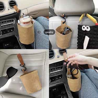 Can Interior, Umbrella Storage Bin, Multifunctional Bag, Foldable Hanging Trash Bag For Car Use_autovado.com
