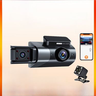 High-definition 1080P three-recording driving recorder multi-lens panoramic parking app interconnected monitoring vehicle camera_autovado.com