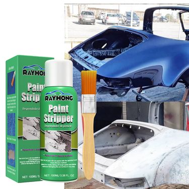 Rayhong Paint Remover, Auto Wheel Stripping Metal Surface Paint Remover Non-Trace Cleaning Paint Remover_autovado.com