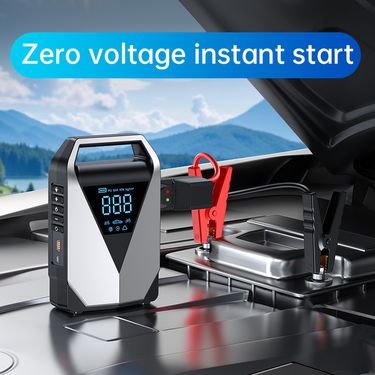 Car Emergency Jump Air Pump Integrated Power Bank Multi-Functional Portable Battery Ignition Starter_autovado.com