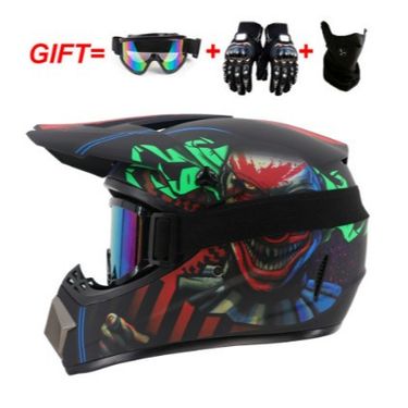 Electric Helmet Kart Light Off-road Helmet Mountain Downhill Full Helmet_autovado.com