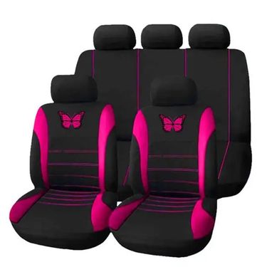 Butterfly Universal Cover Protection SUV Seat Protecto Covers Women Car Interior Accessories_autovado.com