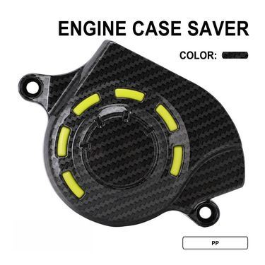 High-Performance Carbon Fiber Stator Cover For Dirt Bikes & Off-Road Motorcycles – Universal Fit, Lightweight & Durable Protection (13.5x10.5x3.5cm)_autovado.com