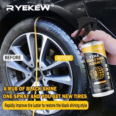 Ryekew Car Polisher Aging Whitening Renovation Coating Sealant Tire Brightener_autovado.com