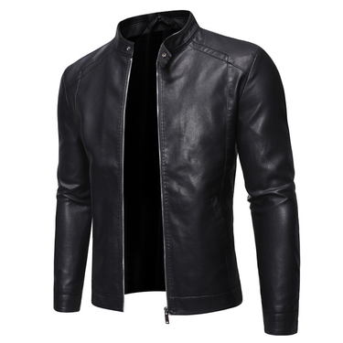 Men's leather jacket Men's autumn/winter motorcycle casual coat men's_autovado.com