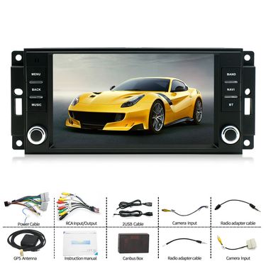 applicable to 7 inch universal jeep button Android car navigation Bluetooth GPS player all in one machine_autovado.com