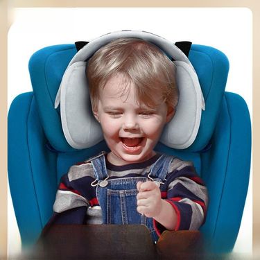 Baby head fixing belt child car seat head rest headrest head sleep aid with protective pad_autovado.com