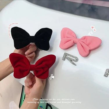 Bow Tie Pendant, Exterior Trunk Tail Motorcycle Doll, Ornament, Car Decoration_autovado.com