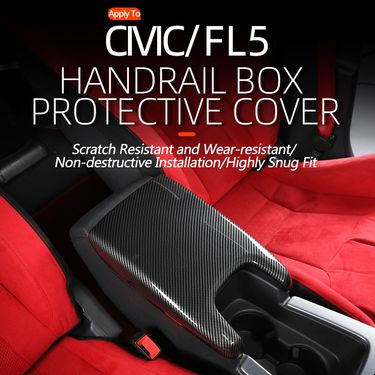 New Model Handbrake Eleventh Generation Civic Armrest Box Panel Carbon Fiber Central Decoration Center Console Gear_autovado.com