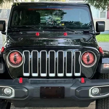 Beast Eyes Car Stickers Wrangler Headlight Stickers Beast Eyes Headlight Decals Headlight Stickers_autovado.com