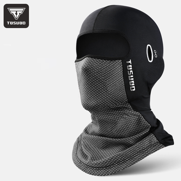 Sports & Entertainment light sunscreen ice silk headgear mask men's summer simple motorcycle helmet lining fishing riding face protection_autovado.com