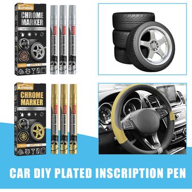 car DIY plated inscription pen car tire graffiti personality painting convenient color change plated inscription pen_autovado.com