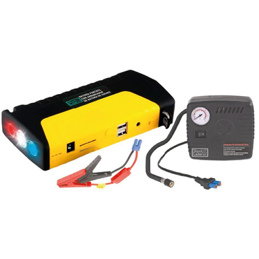 Car Jump Starter With Air Compressor, Battery: 12000 MAh Maximum Current: 600A, Leading Stock_autovado.com