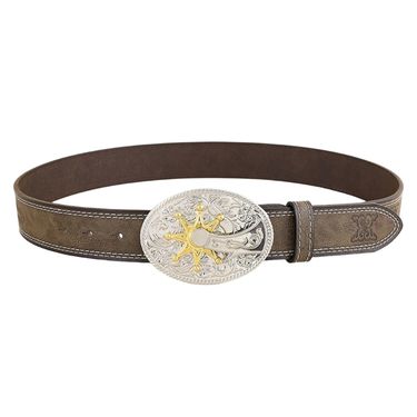 HOT Engraved Flower Buckle Vintage Belt Cowboy Belts For Men Western DXAA_autovado.com