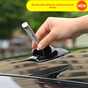 Shark Antenna Flashing Solar Car Decoration Fish Fin Universal Roof Anti-Collision Light_autovado.com