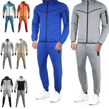 2024ss Thin Tech Fleece Men Tracksuit Designer Sweat Suit Two Piece Set Sports Sweatpants with Long Sleeve Hoodie for_autovado.com