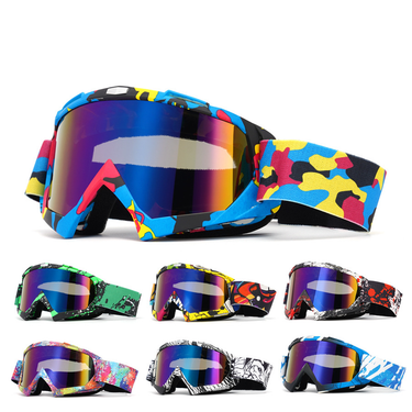 Motorcycle Water Transfer Off-Road Outdoor Riding Sports Ski Goggles Windproof Glasses_autovado.com