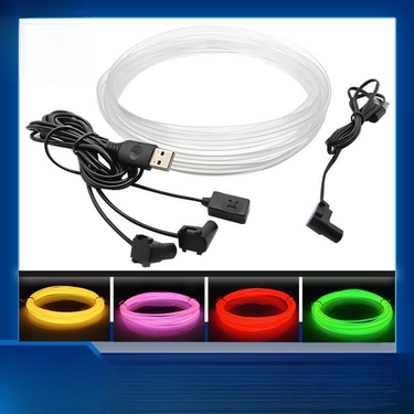 Car Atmosphere Interior LED Fiber Optic Rainbow Taillights, Music Rhythm Modification Lights, Car_autovado.com