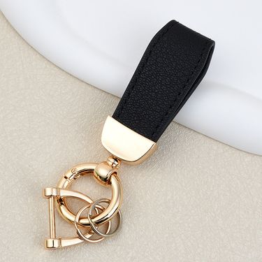 Men's Car Leather Keychain Candy Color Couple Key Pendant Sheep Pattern Bracelet Genuine Leather DIY Bag Pendant_autovado.com