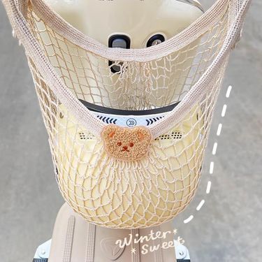 Electric Bike Front Bag Helmet Organizer Elastic Rear Seat Trunk Large Capacity Universal Storage_autovado.com