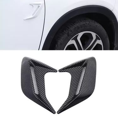 Hot-Selling Shark Gills Intake Decoration Engine Hood Simulation Air Vent Black_autovado.com