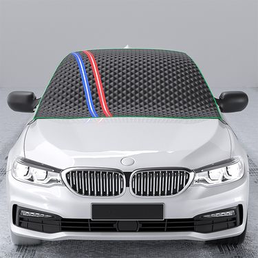 Car snow shield antifreeze windproof car cover car front windshield cover snow shield winter supplies sun shield_autovado.com