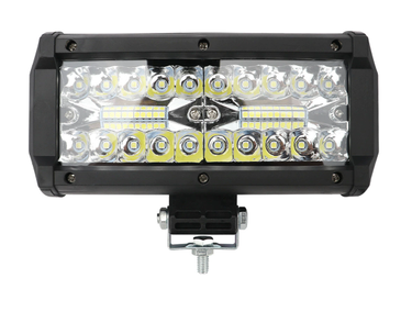 AUTOPALS LED Light Bar 8.5-Inch Spot Flood Combo 2PCS Triple Row Work Driving Fog Lamp For Motorcycle Truck ATV UTV SUV Boat--White Light_autovado.com