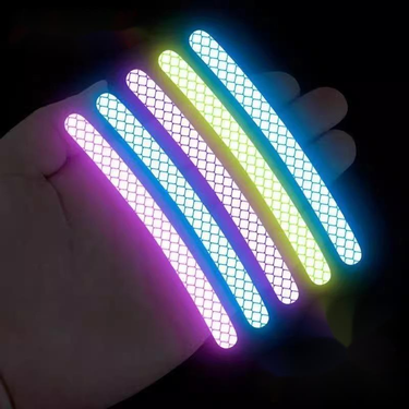 Night strip hub reflective electric children's bicycle balance bike self-adhesive warning sticker wheel decoration_autovado.com